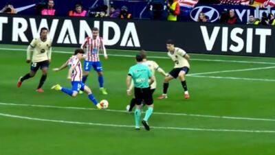 Atlético golea al Barça en Copa del Rey