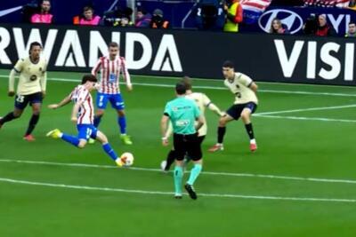 Atlético golea al Barça en Copa del Rey